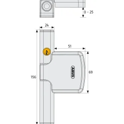 Abus Fensterschloss FTS206