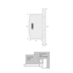 Abus Fenstersicherung FAS97 B