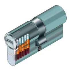 Profilzylinder D6XNP 35/40 mm^Abus