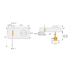 Abus Türzusatzschloss 2130 B