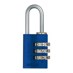 Zahlenschloss 145/20 Aluminium blau*Abus New