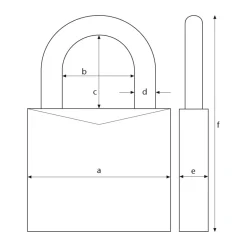 Zahlenschloss 145/20 Aluminium blau*Abus New