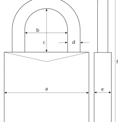 Zahlenschloss 180IB/50HB63 B/DFNLI*Abus Outlet