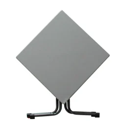 acamp Tisch Piazza 70 x 70 cm anthrazit/inox