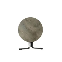 acamp Tisch Piazza Durchmesser 80 cm klappbar anthrazit/cemento
