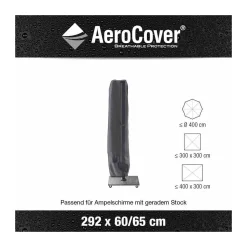 AeroCover Schutzhülle für Ampelschirm Stratos 300 x 400 cm anthrazit
