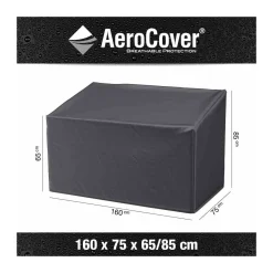 AeroCover Schutzhülle Lounge-Bänke 160 x 75 x 65/85 cm anthrazit