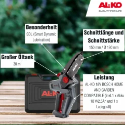 Akku-Kettensäge 18 V CSM 1815 inkl Akku*AL-KO Clearance