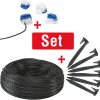 Verlegeset XL 2x 150 m Schleifendraht 3 x 90 Nägel 10 Kabelverbinder*AL-KO Hot