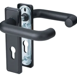 Alpertec Feuerschutzgarnitur Nylon Drücker schwarz