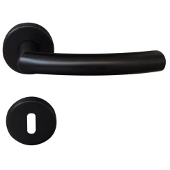 Rosettengarnitur Fair II schwarz Durchmesser 52 mm*Alpertec Online