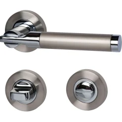 Alpertec Rosettengarnitur Solid 6-R für WC