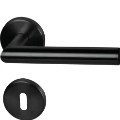 Rosettengarnitur Fair I schwarz Durchmesser 52 mm*Alpertec Hot