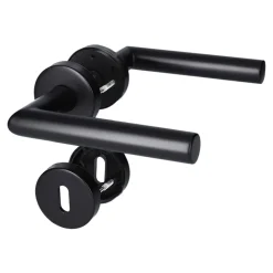 Rosettengarnitur Fair I schwarz Durchmesser 52 mm*Alpertec Hot