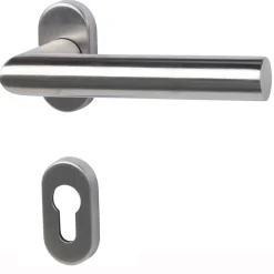 Alpertec Schmalrahmengarnitur Metz-R ES satiniert PZ rechts