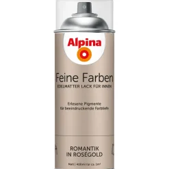 Buntlack Feine Farben Sprühlack Romantik in Roségold 400ml^Alpina Discount