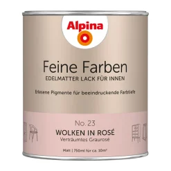 Alpina Buntlack Feine Farben Lack No 23 Wolken in Rosé edelmatt 750ml