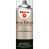 Alpina Buntlack Feine Farben Sprühlack Klassisches Matt-Schwarz edelmatt 400ml
