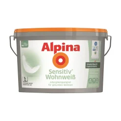 Alpina Wandfarbe Sensitiv Wohnweiß 5 L