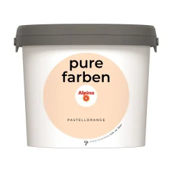 Alpina Innenfarbe pure farben 2,5 L Pastellorange matt
