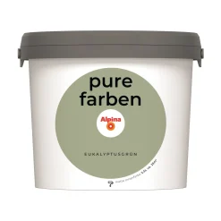 Innenfarbe pure farben 2,5 L Eukalyptusgrün matt*Alpina