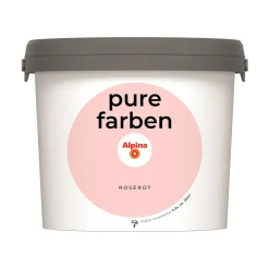 Innenfarbe pure farben 2,5 L Rosérot matt^Alpina Online