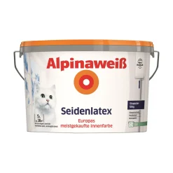 weiß Seidenlatex 5 L*Alpina Sale