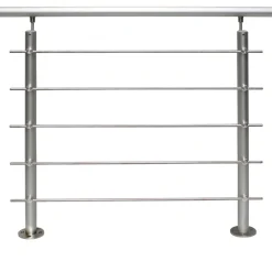 Aluminium Geländerset Bodenmontage AB6