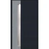 Aluminium Sicherheits-Haustür Bologna Exklusiv 75 mm anthrazit-grau 100 x 210 cm Anschlag links inkl Griffleiste