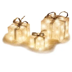 3 Acryl-Geschenke 72 warm-weiße LEDs*Ambientis Discount