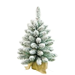 Beschneiter Tannenbaum mit Jute 45 cm^Ambientis New