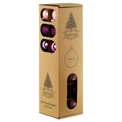 Ambientis Glaskugeln 4,5 cm lila Mix