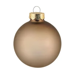 Ambientis Glaskugeln 6 cm braun champagner Mix