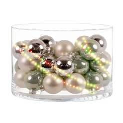 Ambientis Glaskugeln 6 cm salbei Mix