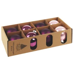 Glaskugeln 8 cm lila Mix*Ambientis Clearance