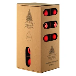 Glaskugeln 6 cm rubinrot Mix^Ambientis Online