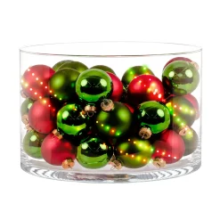 Glaskugeln 6 cm rot grün Mix*Ambientis Hot