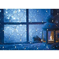 Ambientis LED-Außenlichternetz 200 warmweiße LED 3 x 3m