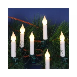 LED-Baumkerzenkette 20 warmweiße LEDs weiß für Außen^Ambientis Clearance