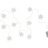 Ambientis LED-Lichterkette Schneeflocke batterie