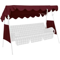 Sonnendach, 200x120 cm, PE bordeaux^Angerer Freizeitmöbel GmbH