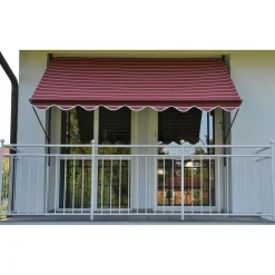 Klemmmarkise bordeaux/creme, 200 cm^Angerer Freizeitmöbel GmbH Discount