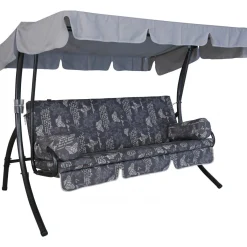 Angerer Freizeitmöbel GmbH Hollywoodschaukel „Trend Schmetterling“, grau