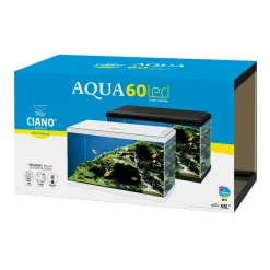 Aquarium Aqua 60 LED 58 L schwarz 60 x 30 x 33,5 cm*