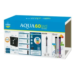 Aquarium Aqua 60 LED 58 L schwarz 60 x 30 x 33,5 cm*