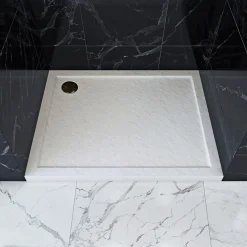 Duschtasse White Slate 90 x 90 x 4 cm^Aurlane Best