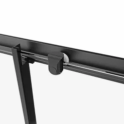 Aurlane Eckdusche Black Eclipse schwarz matt 90 x 90 cm