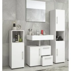 Badset Flandu mit Spiegel weiß^VCM Online