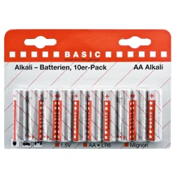 Batterie Alkaline AA 10Stk.^Basic