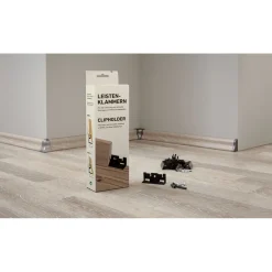 Befestigungskrallen für Sockelleisten, 30 Stück^Basic Outlet
